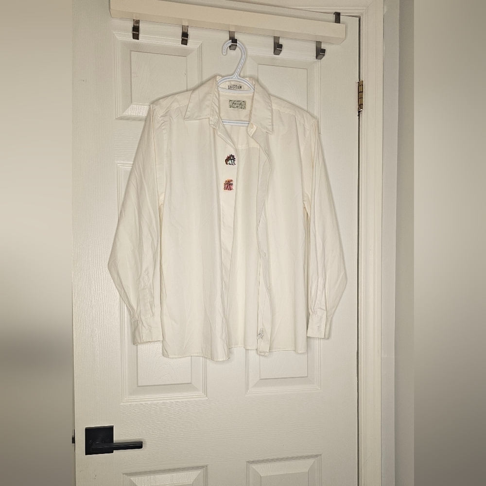 Classic White Button-Up Shirt